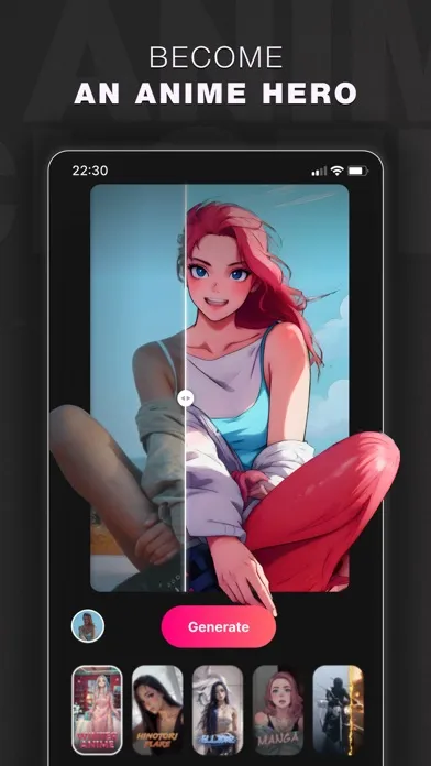 Capturas de tela do Glam AI: Video & Photo Editor