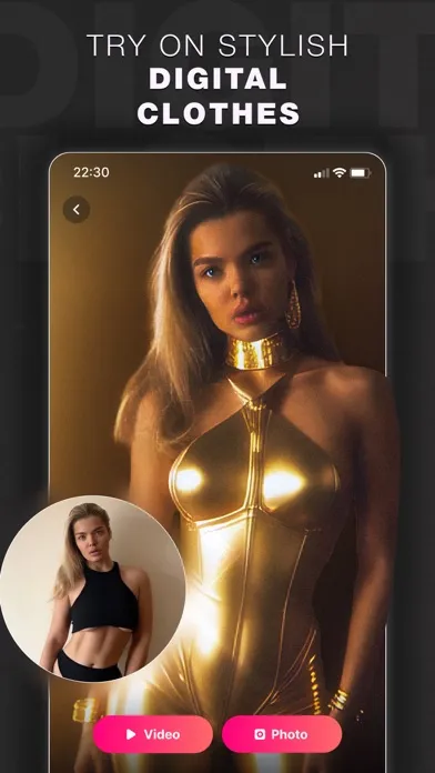 Capturas de tela do Glam AI: Video & Photo Editor