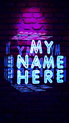 3D My Name Live Wallpaper应用截图