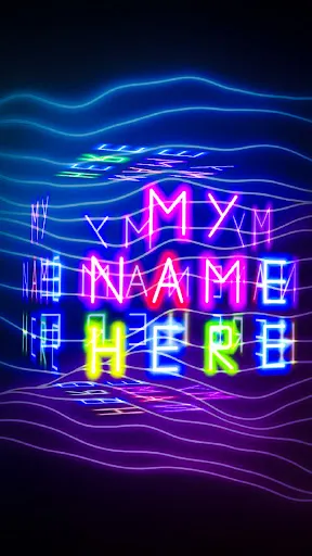 3D My Name Live Wallpaper应用截图