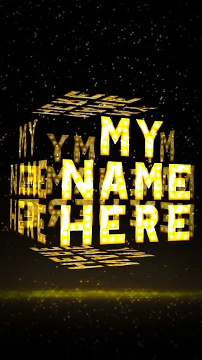 3D My Name Live Wallpaper应用截图