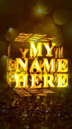 3D My Name Live Wallpaper应用截图