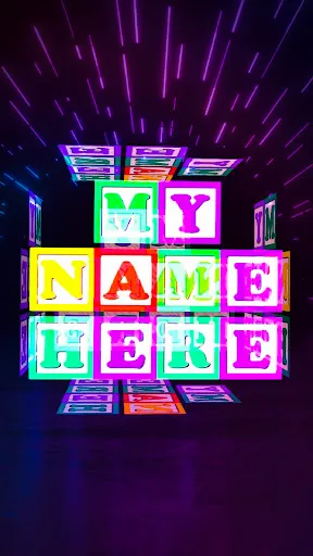 3D My Name Live Wallpaper应用截图