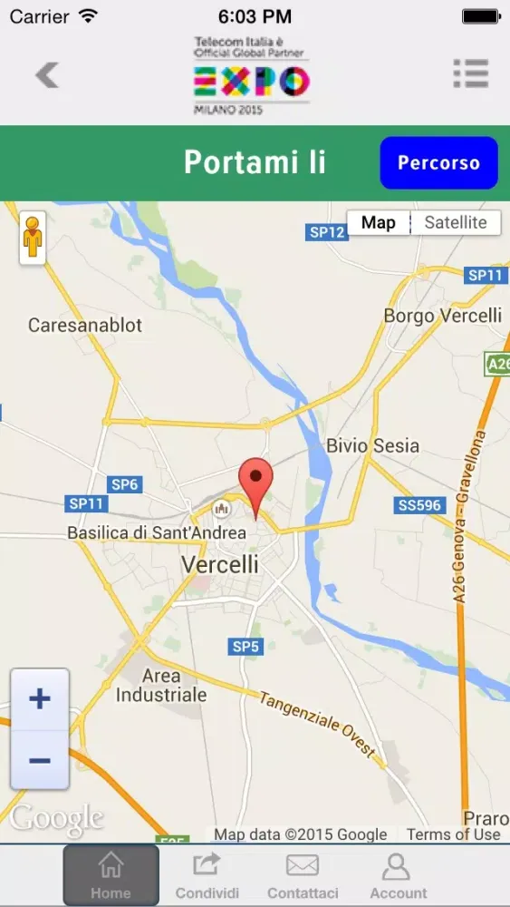 Tangkapan skrin Ikasa Immobiliare Cavour Sas