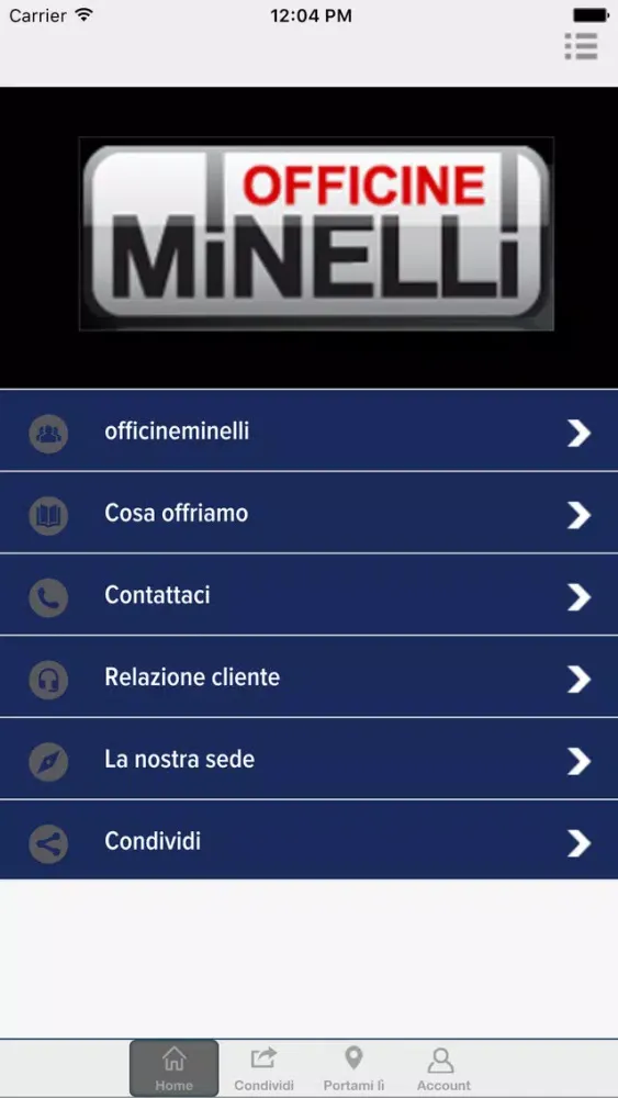 Captures d'écran de Officine Minelli