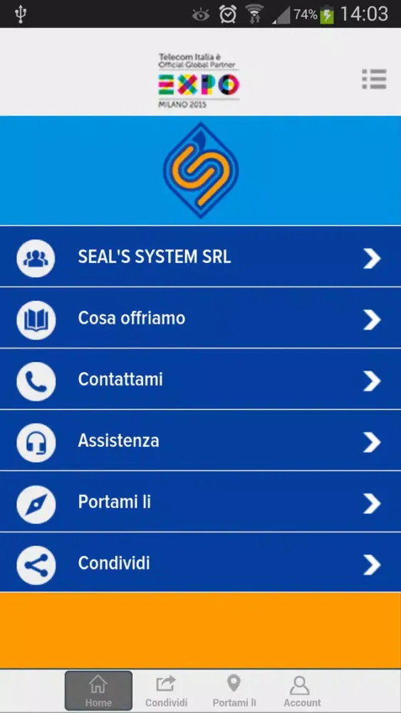 Tangkapan layar Seal's System