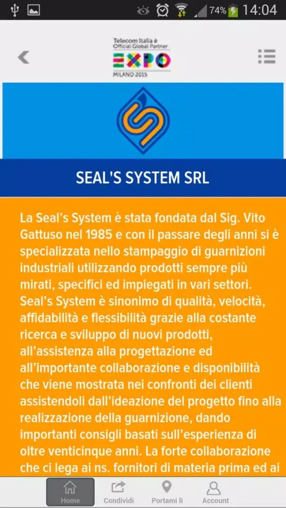 Tangkapan layar Seal's System