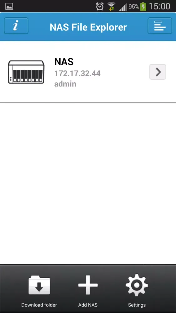 NAS File Explorer应用截图