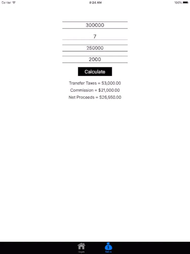 Tangkapan skrin PennCalc - The Closing Cost Calculator for Pennsylvania iPad 