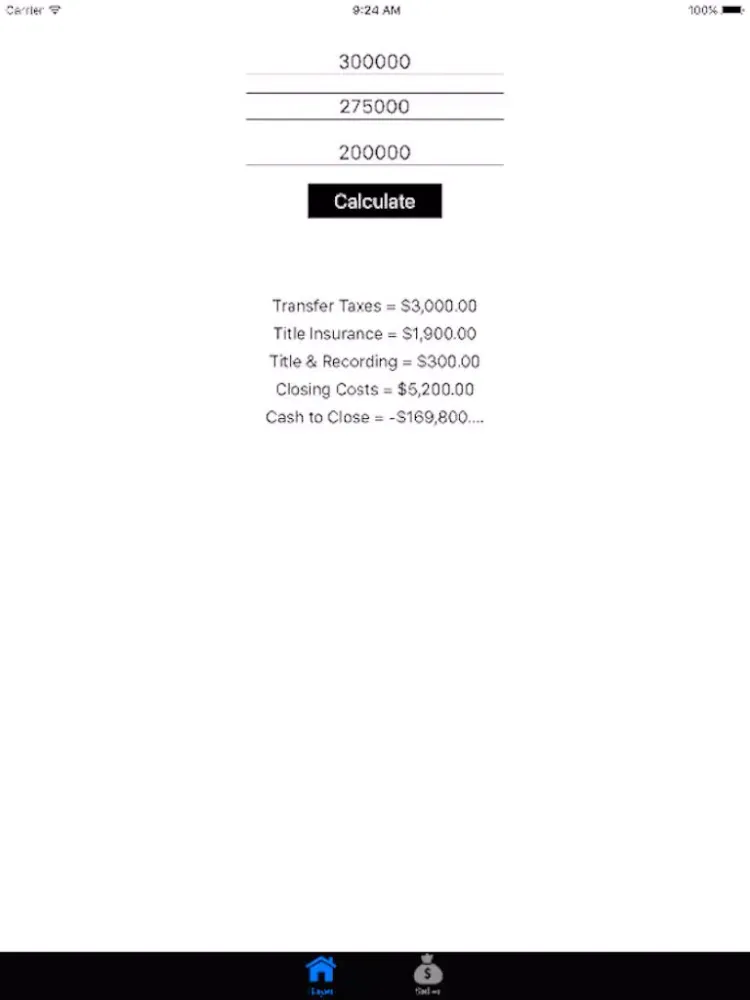 Tangkapan skrin PennCalc - The Closing Cost Calculator for Pennsylvania iPad 