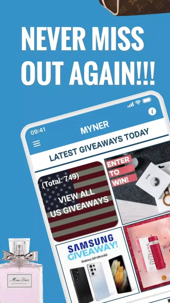 Скриншоты Myner - Find Giveaways & Win!
