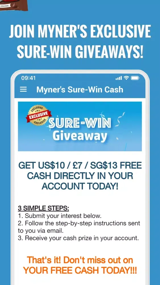 Скриншоты Myner - Find Giveaways & Win!