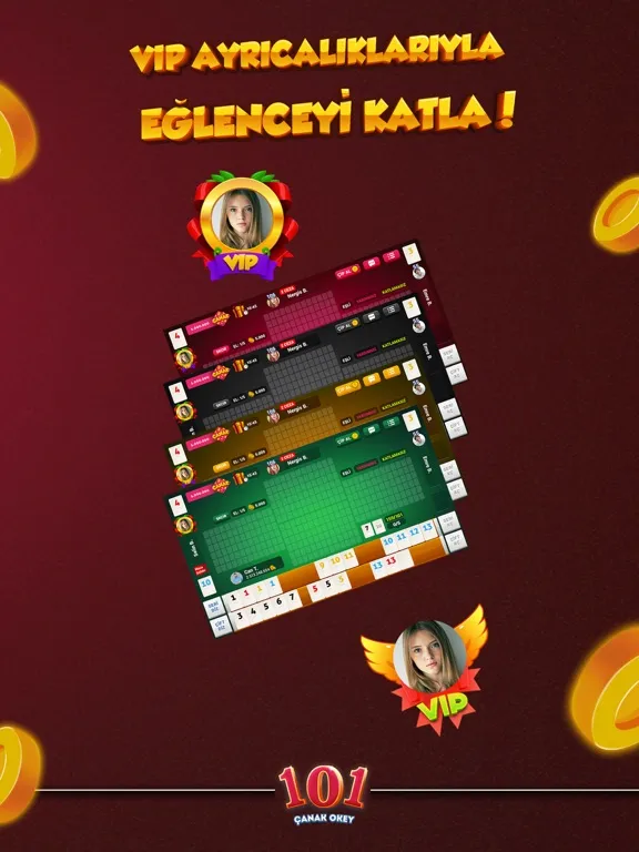 101 Çanak Okey iPad  스크린샷