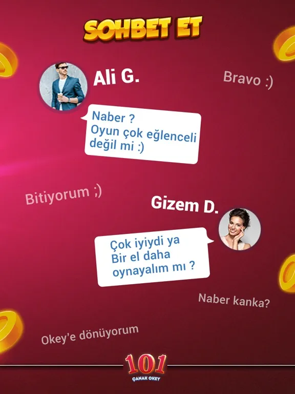 101 Çanak Okey iPad  스크린샷