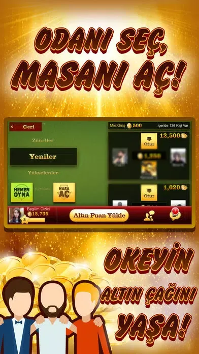Ảnh chụp màn hình của Okey Golden