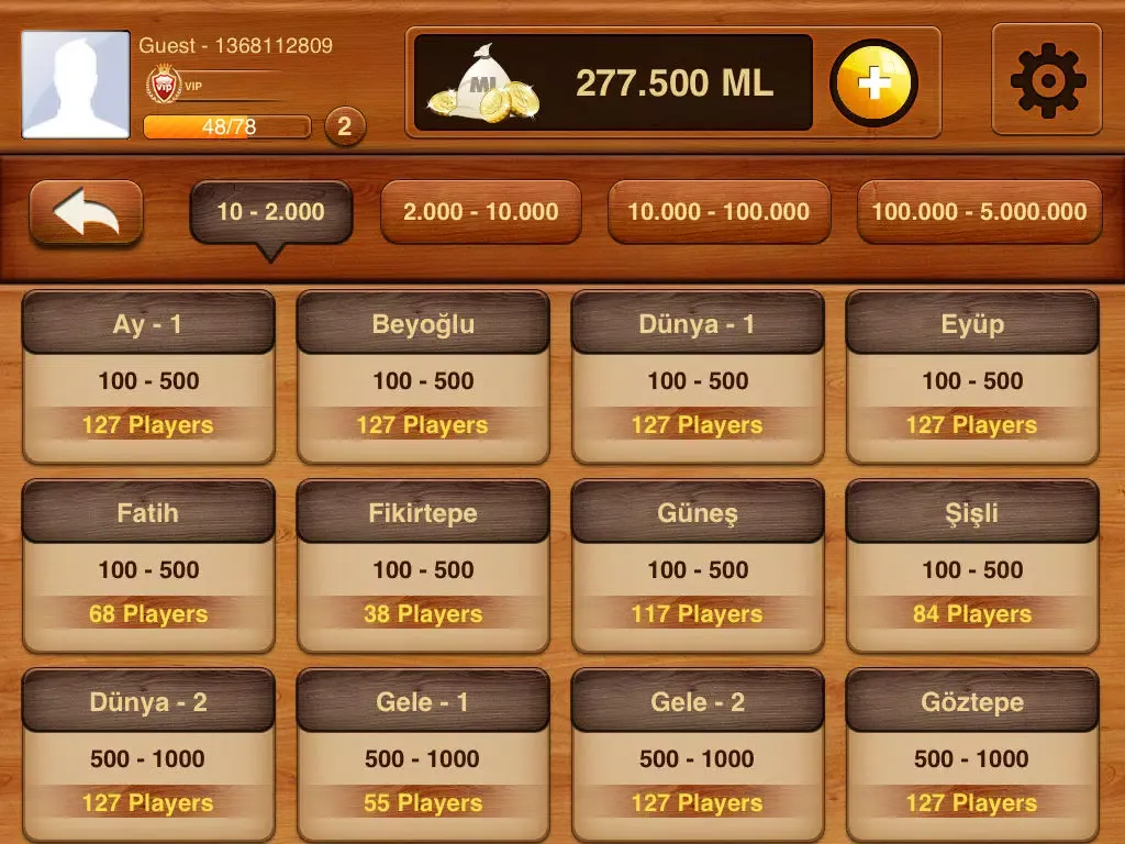 Backgammon Kings iPad  Screenshots