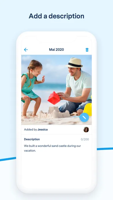 ภาพหน้าจอของ Neveo – Family Photo Album