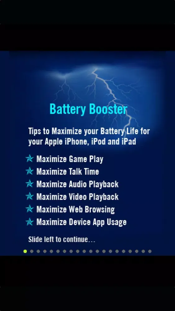 Tangkapan skrin Battery Booster Max