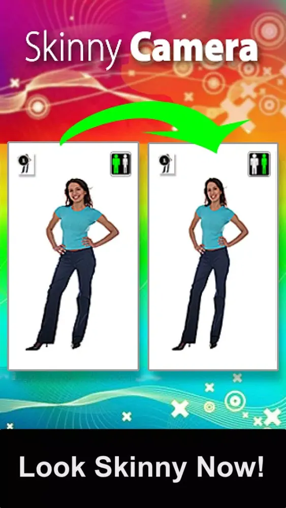 Tangkapan layar Skinny Camera