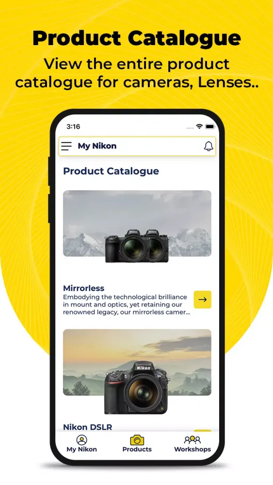 Скриншоты MyNikon: Cameras & Workshops