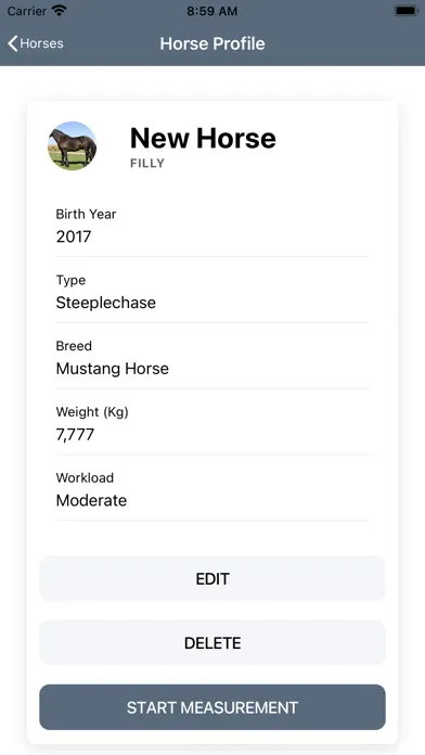 CURO Equine Ekran Görüntüleri