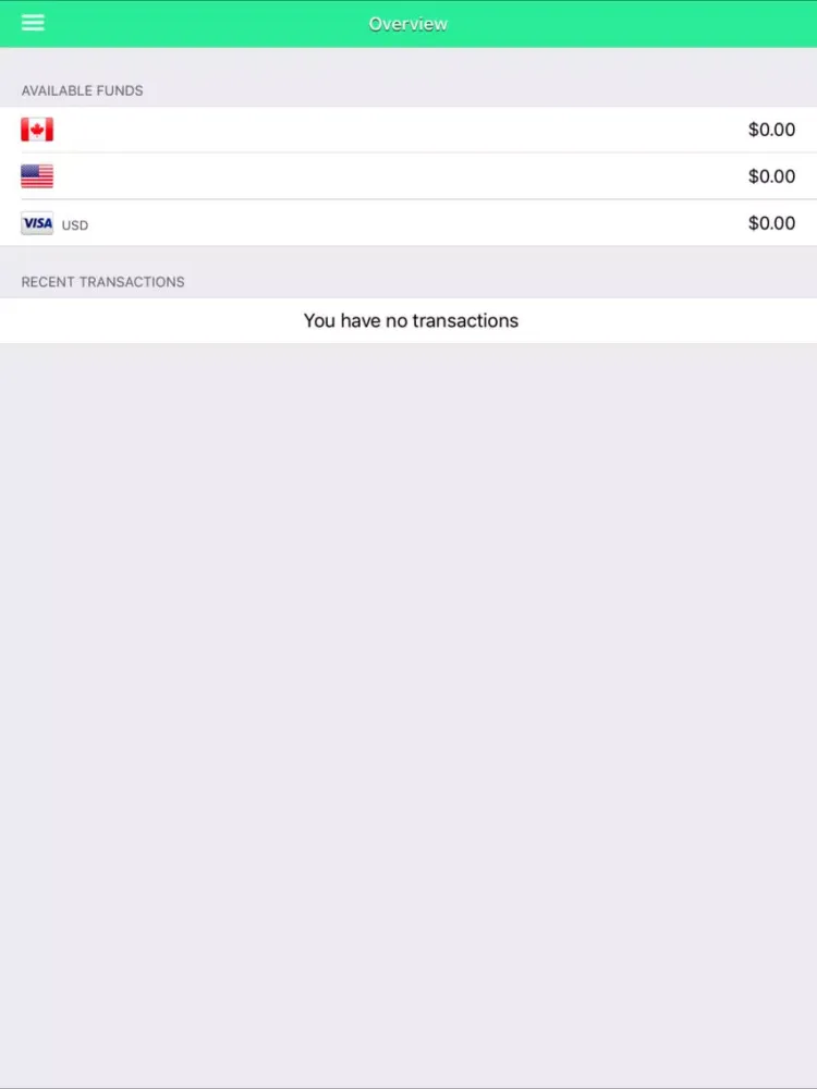 My OG Wallet iPad  Screenshots