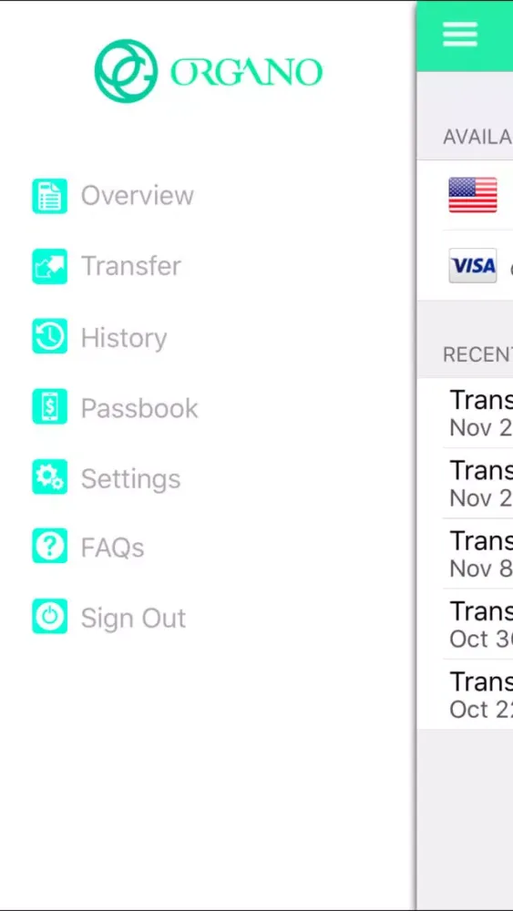 My OG Wallet Screenshots