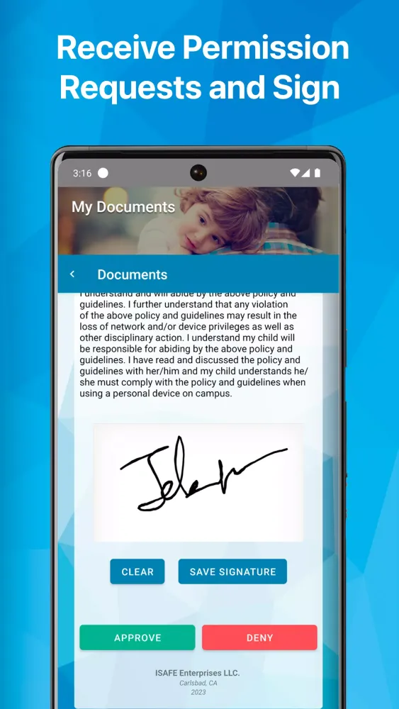 ISAFE Direct MyOK Screenshots