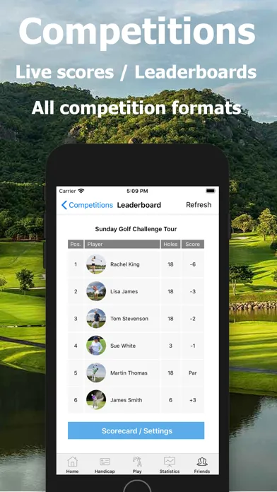 Tangkapan skrin Golf Handicap - Online Golf