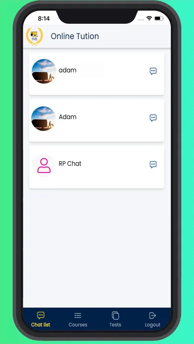 My Online Tution Chat应用截图