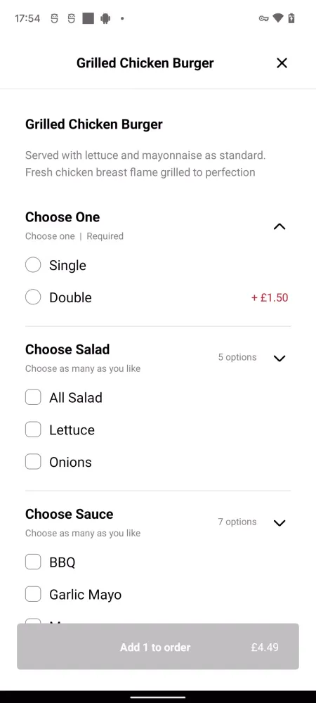 Zrzuty ekranu My Gourmet