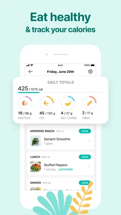 تصاویر Organic Meals: Fasting Tracker