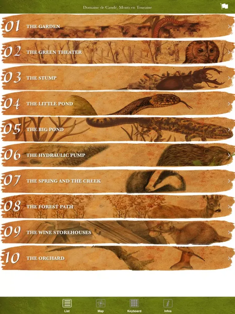 Bestiaire sauvage iPad 應用截圖