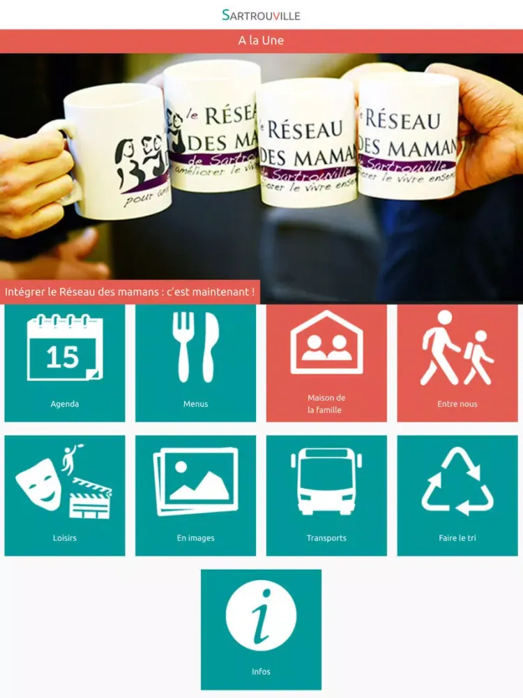 Sartrouville l'appli iPad  Screenshots