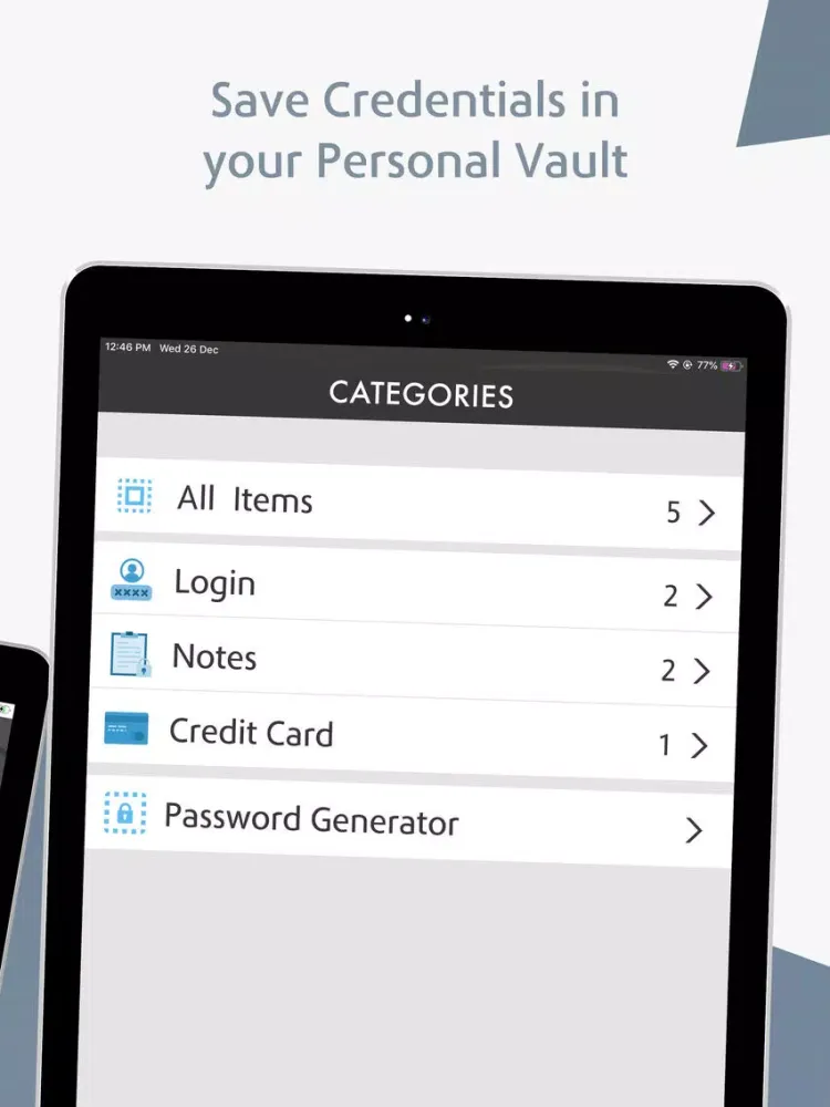 Capturas de tela do My Password- Password Manager iPad 