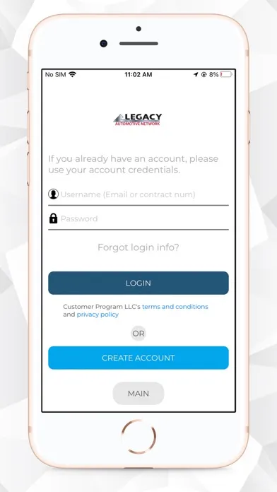 Legacy Automotive Network Screenshots