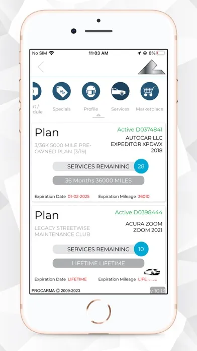 Legacy Automotive Network Screenshots