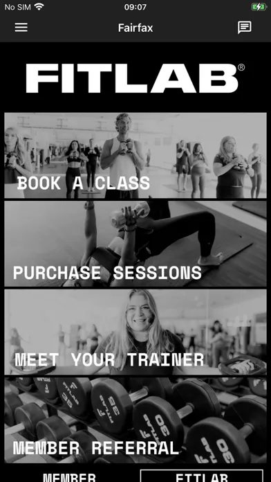 Screenshot di FITLAB Strong