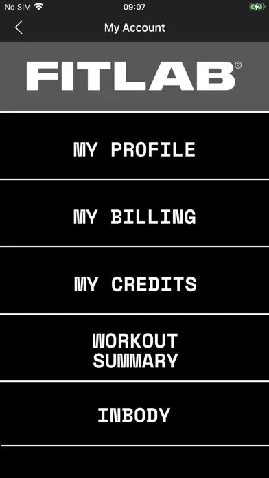 Screenshot di FITLAB Strong