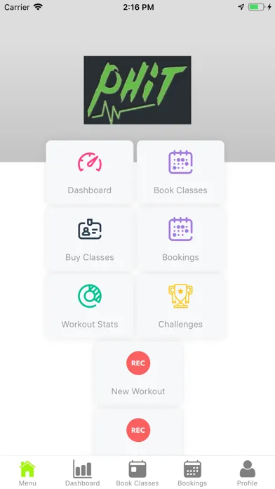 تصاویر PHIT Member App