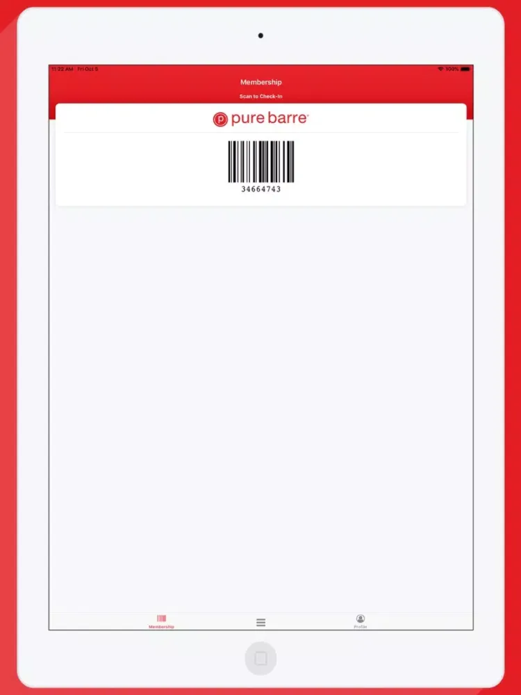 Experience Pure Barre iPad  Screenshots