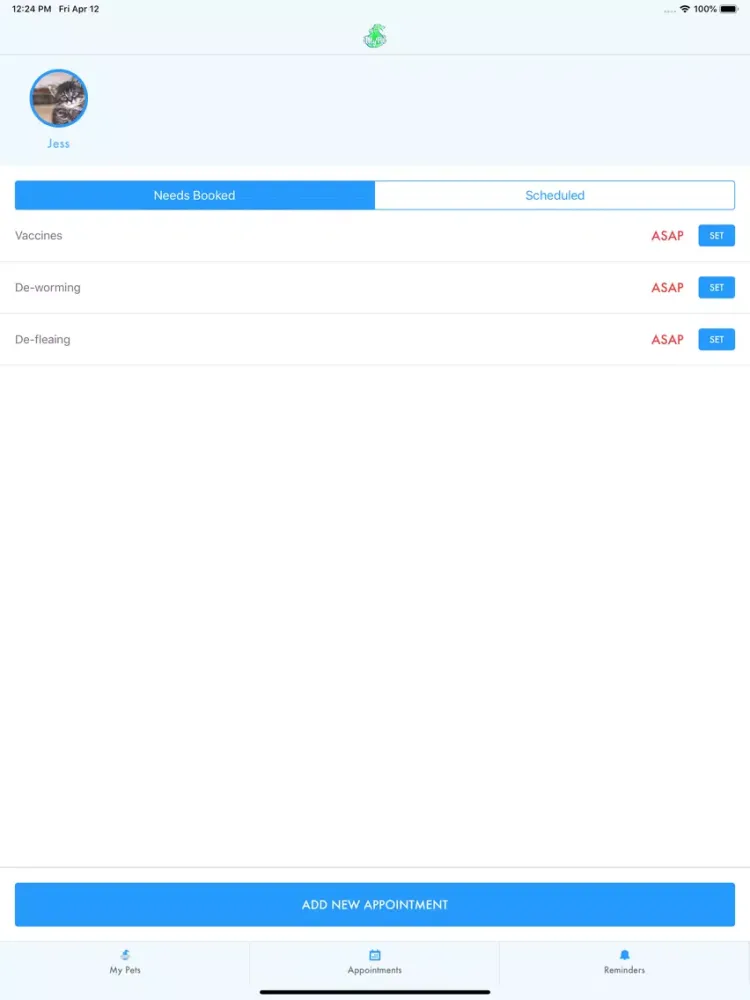 MyPet iPad  Screenshots