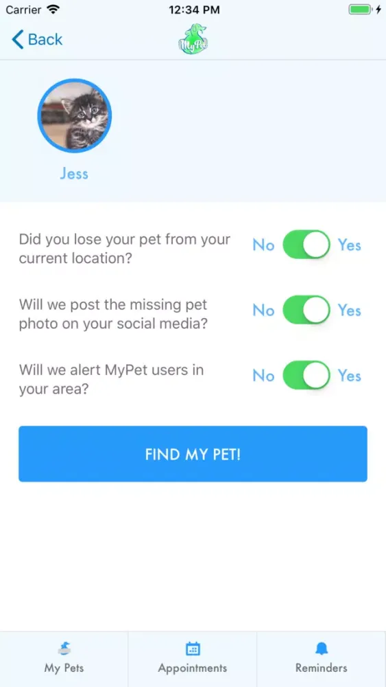 MyPet Screenshots
