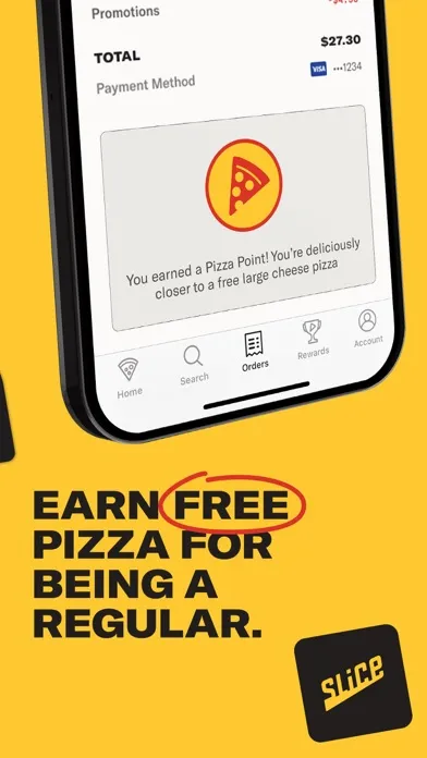 ภาพหน้าจอของ Slice: Pizza Delivery/Pick Up