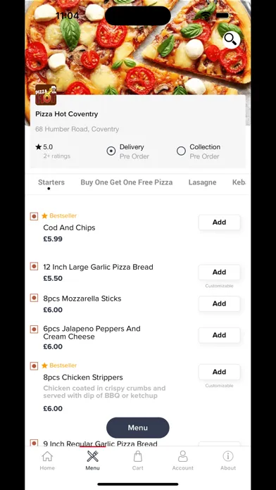 Pizza Hot Coventry应用截图