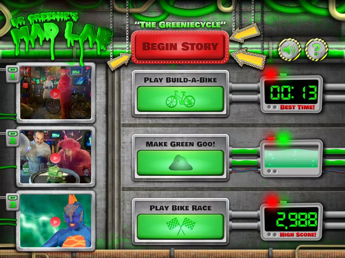 Dr. Greenie’s Mad Lab iPad  স্ক্রিনশট