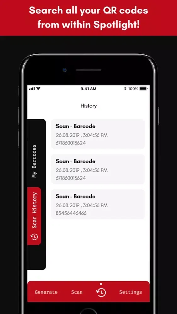 Capturas de pantalla de BARC Smartest Barcode Scanner