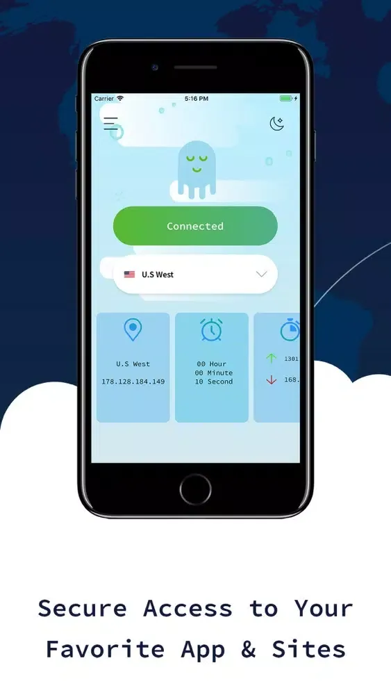 Ghost VPN -Unlimited VPN Proxy स्क्रीनशॉट