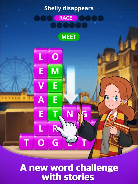 Word Romance: Puzzle Mission! iPad  স্ক্রিনশট