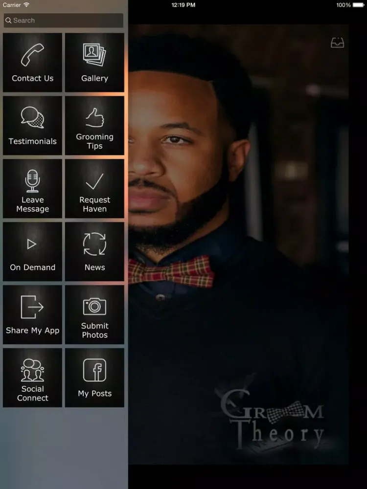 Groom Theory™ Mobile App iPad 应用截图